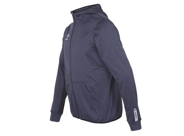 UMBRO Core Tech Hood ZipJ19 Blå mel. 140 Teknisk jakke med hette